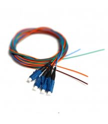 Набір кольорових пігтейлів LC-UPC 1.5 м, SM, Easy strip, для 4 волокон.