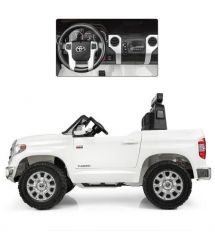 Детский электромобиль Джип Bambi JJ 2255 EBLR-1 Toyota Tundra, двухместный, белый