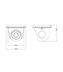 Видеокамера TD-7544AE (D-IR1) TVT 4MP f-3.6 мм