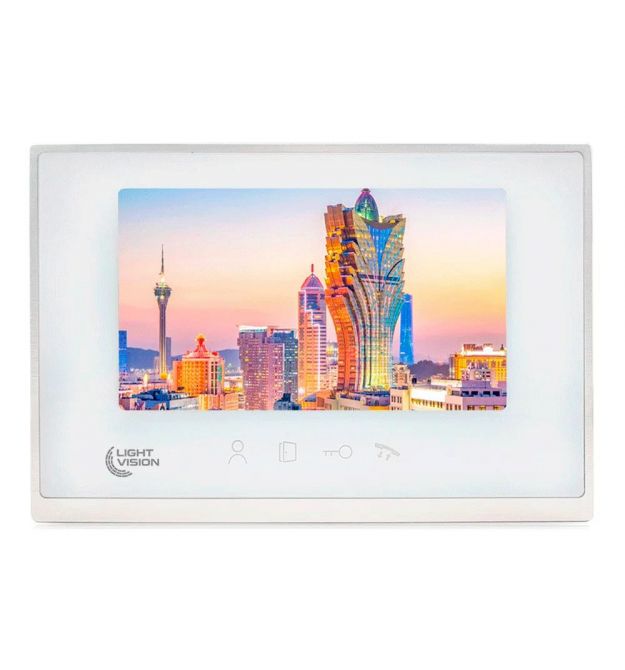 Видеодомофон MACAO FHD WHITE Light Vision