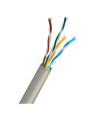 Кабель UTP CAT5E CU 0.5 mm PVC Indoor KRAFT Light gray (305м)