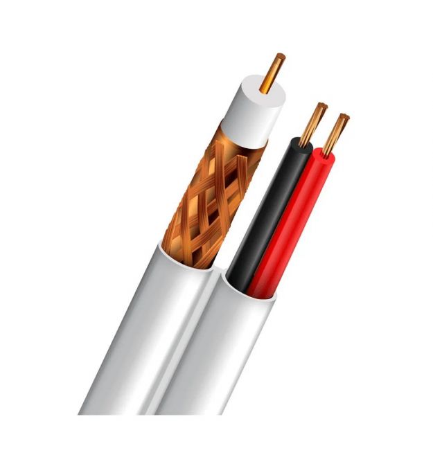 Кабель коаксиальный RG-59+2*0,5 INDOOR (305 М) TRINIX