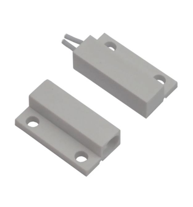 Магнитоконтакт накладной СМК 1-9P WHITE (пластик, дерево) TRINIX