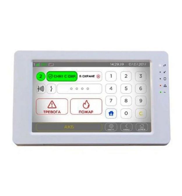 Клавиатура Линд 15 с цветным сенсорным дисплеем.