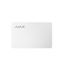 Безконтактна карта управління Ajax Pass біла (100 шт)