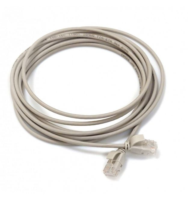 Патч-корд U-UTP, 5м, кат. 6А, 28AWG Slim, LSZH