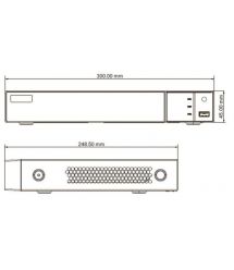 Видеорегистратор TD-3308B1-A1 (80-80) TVT 8Mp