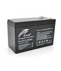 Акумуляторная батарея Ritar LiFePO4 12,8V 6Ah (76,8Wh) BMS3A@4S ( 150 x 65 x 95 (100) Q10