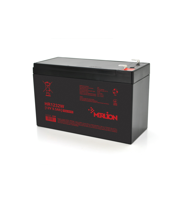 Аккумуляторная батарея MERLION HR1232W, 12V 9,5Ah ( 151 х 65 х 94 (100) )