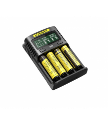 Зарядное устройство универсальное Nitecore Digicharger UM4, 4 канала, LCD дисплей, поддерживает Li-ion, Ni-MH и Ni-Cd AA(R6)