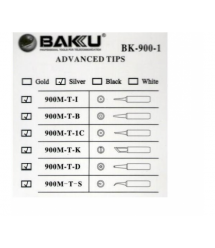 Жало для паяльника BAKKU BK-900M-TB,silver
