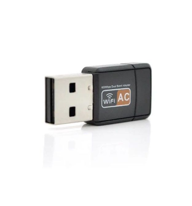 Двухдиапазонный беспроводной сетевой адаптер Wi-Fi-USB Merlion LV-UAC09, RTL8811CU, 802.11bgn, 600MB, 2.4 GHz, Blister Q400