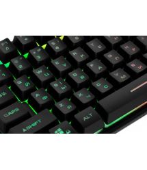 Клавіатура дротова 2E Gaming KG355 LED Ukr USB Black (2E-KG355UBK)