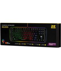 Клавіатура дротова 2E Gaming KG355 LED Ukr USB Black (2E-KG355UBK)