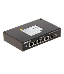 4-портовый неуправляемый POE коммутатор Hikvision DS-3T0306HP-E/HS