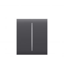 Центральна кнопка для двоклавішного вимикача Ajax Graphite CenterButton (2-gang) Графіт