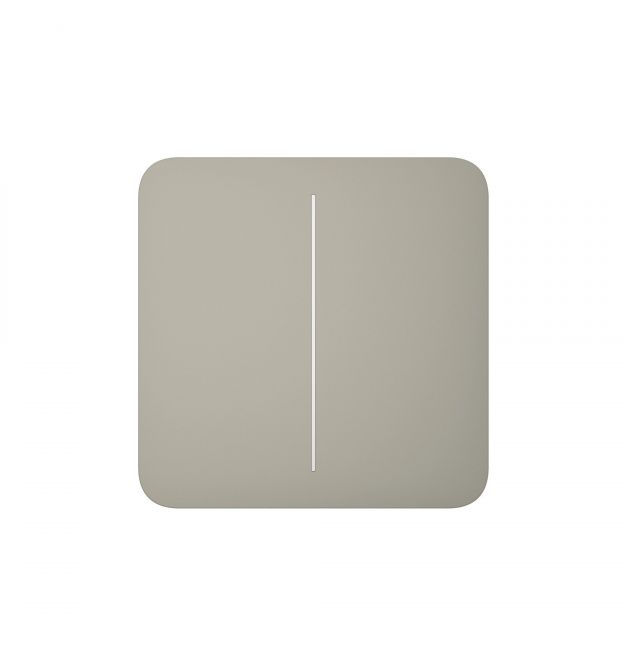 Розумний вимикач Ajax Olive LightSwitch 2-клавішний Оливковий