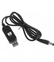 Кабель живлення USB-DC 5,5х2,1 для підключення Wi-Fi Роутера від повербанка 5-12V