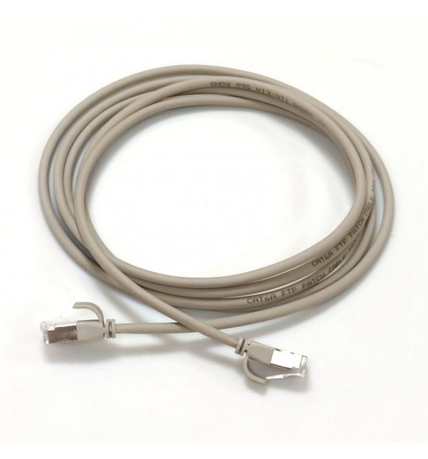 Патч-корд U-FTP, 2м, кат. 6А, 28AWG Slim, LSZH, LW