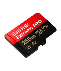 Карта памяти miсroSDXC 256GB SanDisk Extreme PRO с SD-адаптером class 10 UHS-I U3 V30