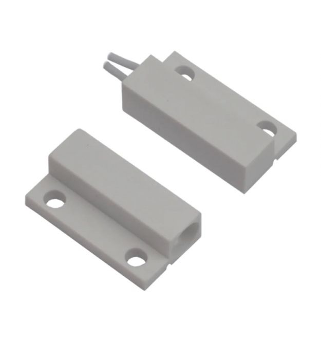 Магнітоконтакт накладний СМК 1-9P (N) WHITE (пластик, дерево) TRINIX