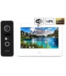 Комплект видеодомофона NeoKIT HD Pro WF Black