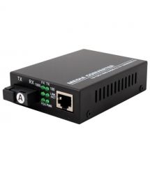 Медиаконвектор (1550TX&1310RX, 10-100-1000, 20км SC) TelStream MC-218/520SC