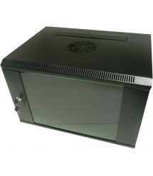 Шкаф коммутационный настенный 9U 600x450 Hypernet WMNC-9U-FLAT-AC-BLACK