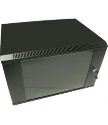 Шкаф коммутационный настенный 9U 600x600 разборный Hypernet WMNC66-9U-FLAT-AC-BLACK