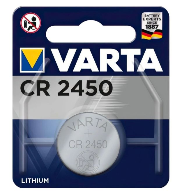 Батарейка VARTA CR 2450 BLI 1 LITHIUM