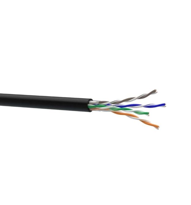медь наружный ЗЗЦМ Кабель Cat. 5e U/UTP 4x2x24 AWG PE (К)(70910031) бухта 500м.