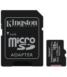 Карта памяти Kingston 128 Гб microSDXC U1 V10 A1 (SDCS2/128GBSP)
