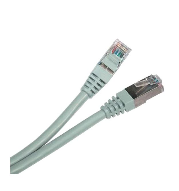 Патч-корд сірий FTP, 3 м, кат. 5e