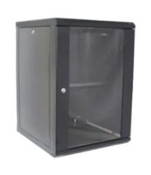Шкаф коммутационный настенный Hypernet WMNC66-15U-FLAT-BLACK