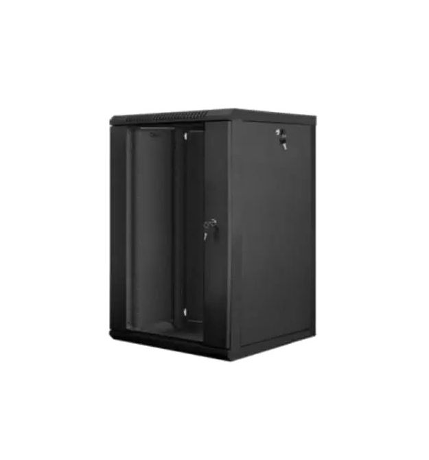 Шкаф коммутационный настенный Hypernet WMNC66-18U-FLAT-BLACK