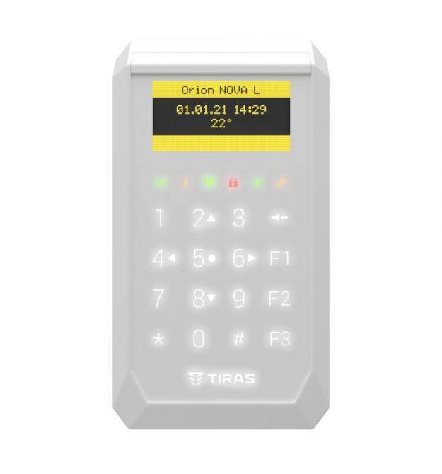 Сенсорная OLED клавиатура Тирас Tiras K-PAD OLED+ white