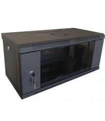 Шкаф коммутационный настенный разборный черный Hypernet WMNC-350-4U-FLAT-BLACK