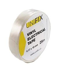 Изоляционная лента бела 0.17х18мм25м UNIFIX ETU-25W