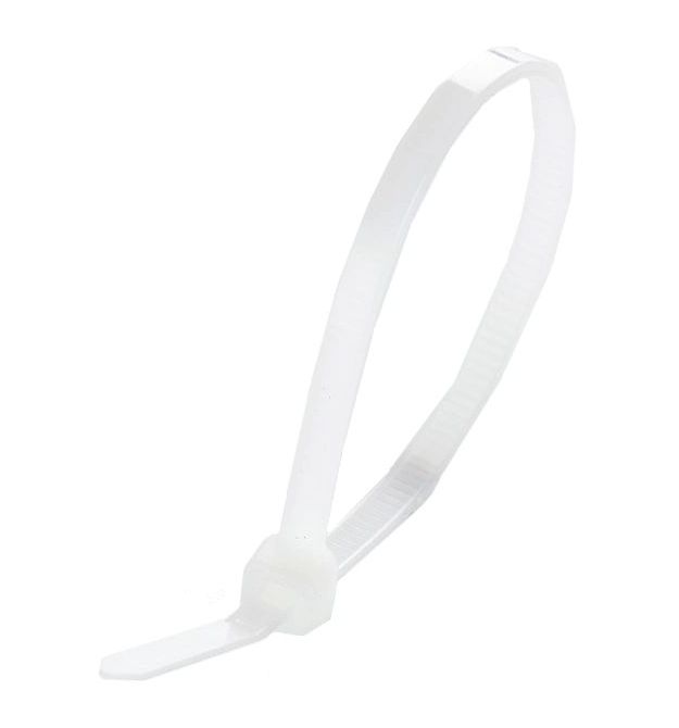 Стяжка кабельная 3х250 белая(пач. 100 шт.) APRO CT-W3250