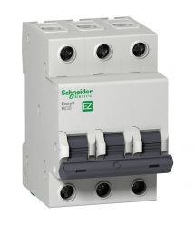 Автоматический выключатель Schneider Electric EZ9F34316 Easy9, 3p, 16A C