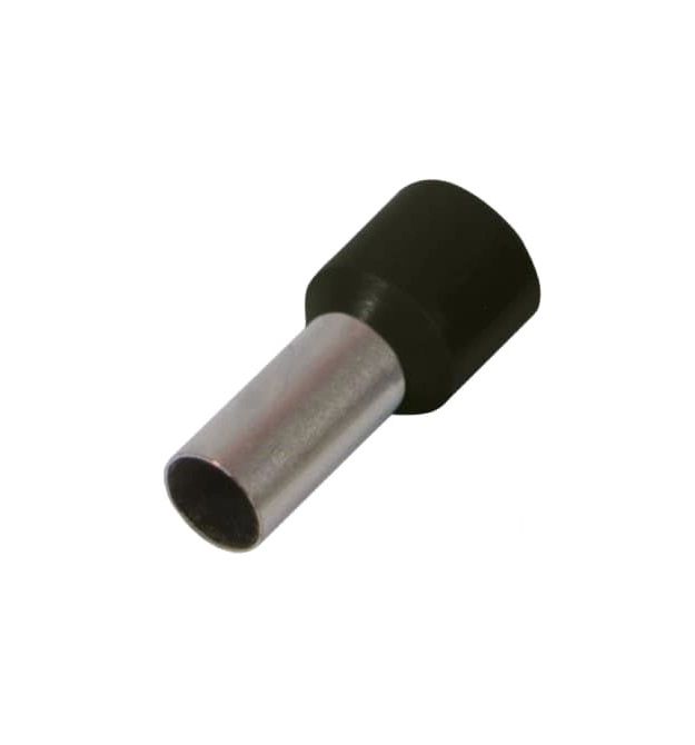 Изолированный наконечник втулковый черный Enext e.terminal.stand.e7508.black&nbsp;0.75&nbsp;кв.мм