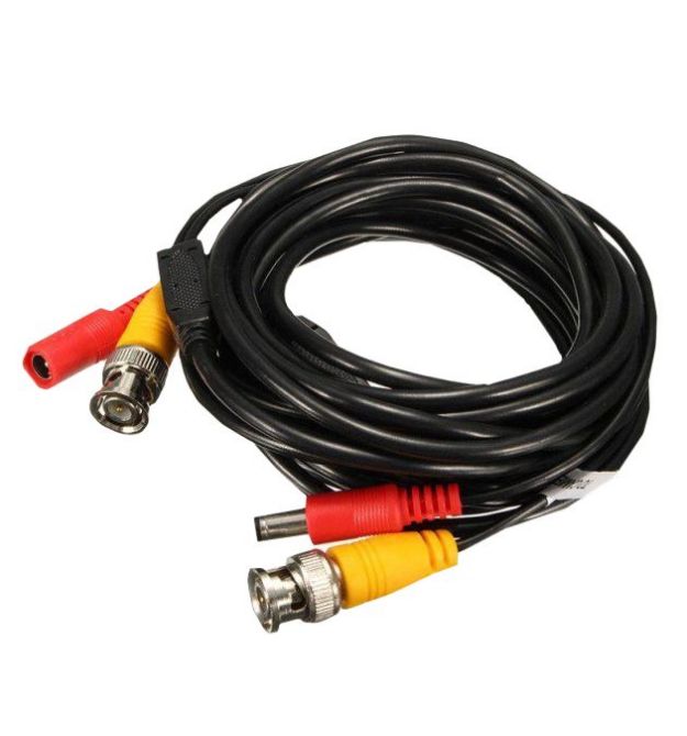 Кабель для камер видеонаблюдения до 5МР AHD-CVI-TVI-CVBS Ritar BNC + DC 15m