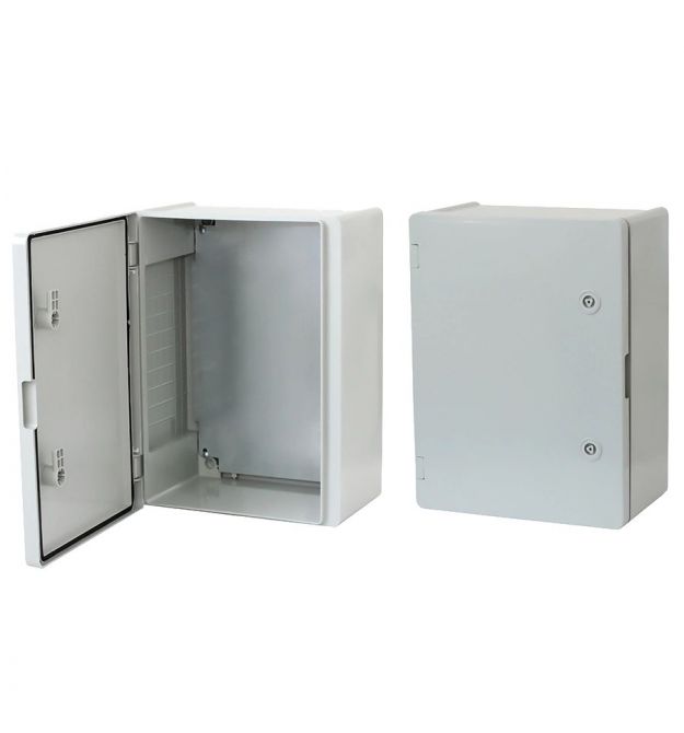 Щит с монтажной панелью, опаловая дверца, IP 65 ERKA 025