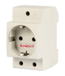 Розетка на DIN-рейку 230 В Enext e.socket.pro.din.tms
