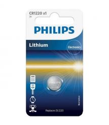 Батарейка литиевая блистер, 1 шт Philips CR1220