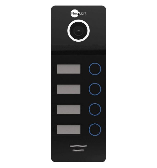 Вызывная панель NeoLight NeoLight MEGA/4 Black