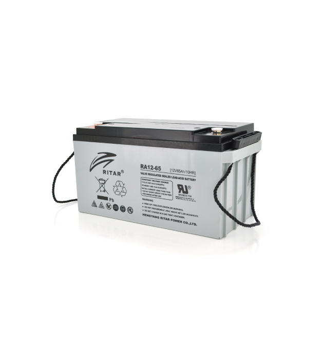 Акумуляторна батарея AGM RITAR RA12-65, Gray Case, 12V 65.0Ah ( 350 x 167 x 182 ) Q1