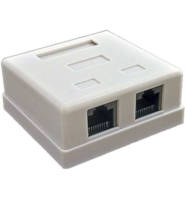 Розетка Kingda 2хRJ45 UTP