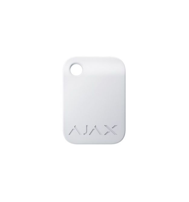 бесконтактный брелок управления Ajax Tag white (10pcs)