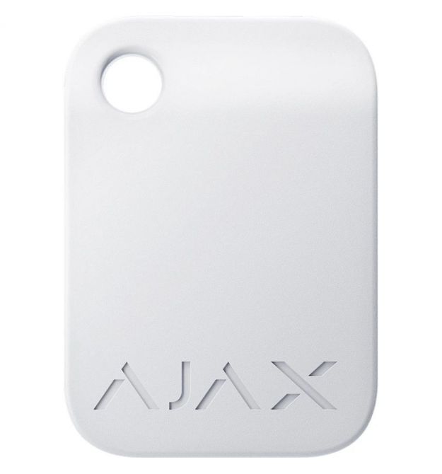 бесконтактный брелок управления Ajax Tag white RFID (3pcs)